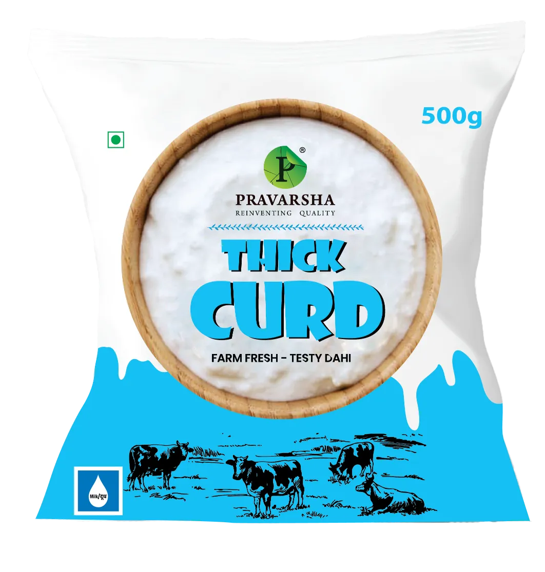 Pravarsha Thick Curd Pouch 500 GRAMS